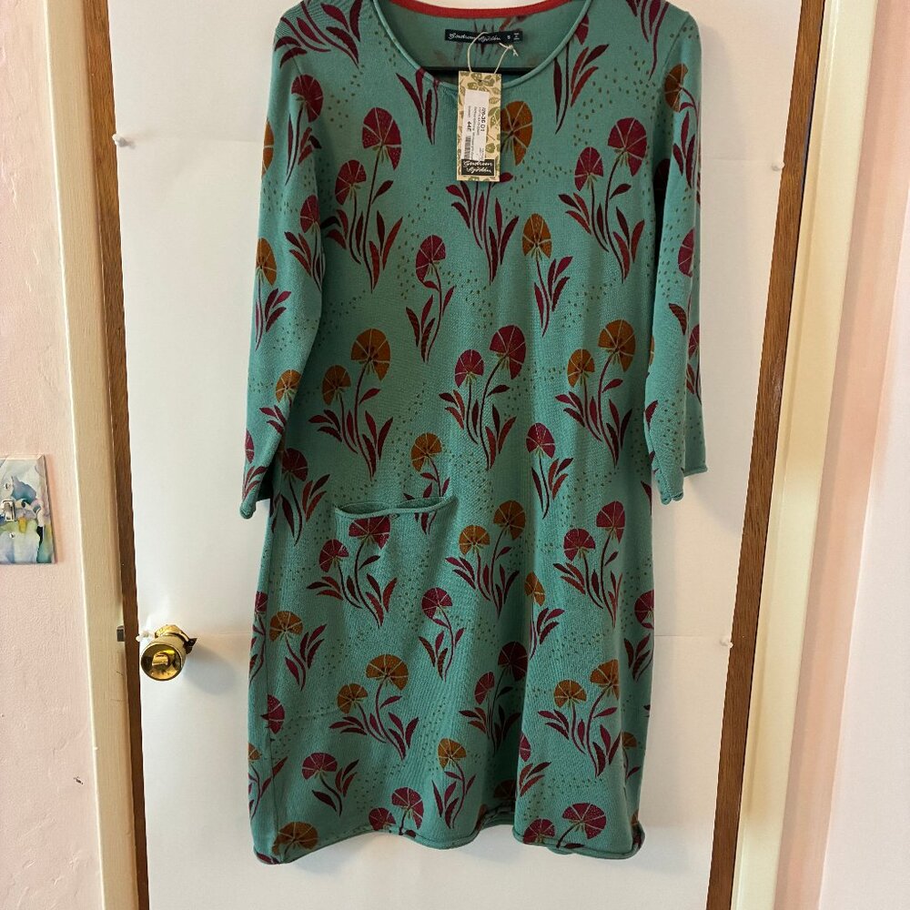 Gudrun Sjoden Mossipa Tunic Dress 100% cotton NWT